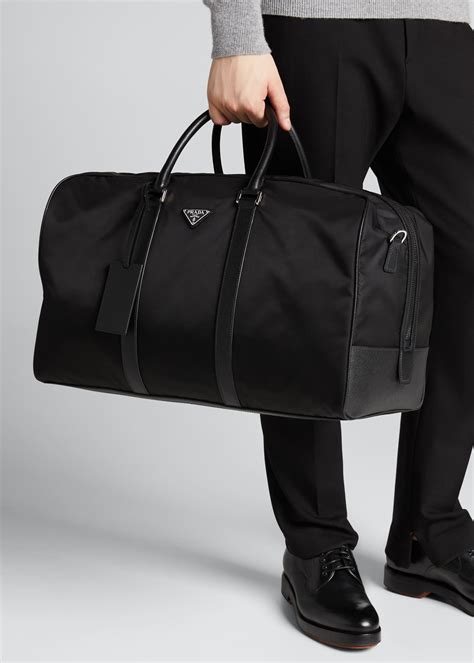 prada men's duffle bag|prada nylon saffiano bag.